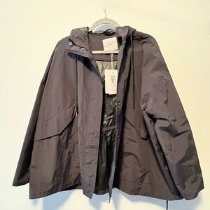 ICHI Women's Gray Hooded Jacket